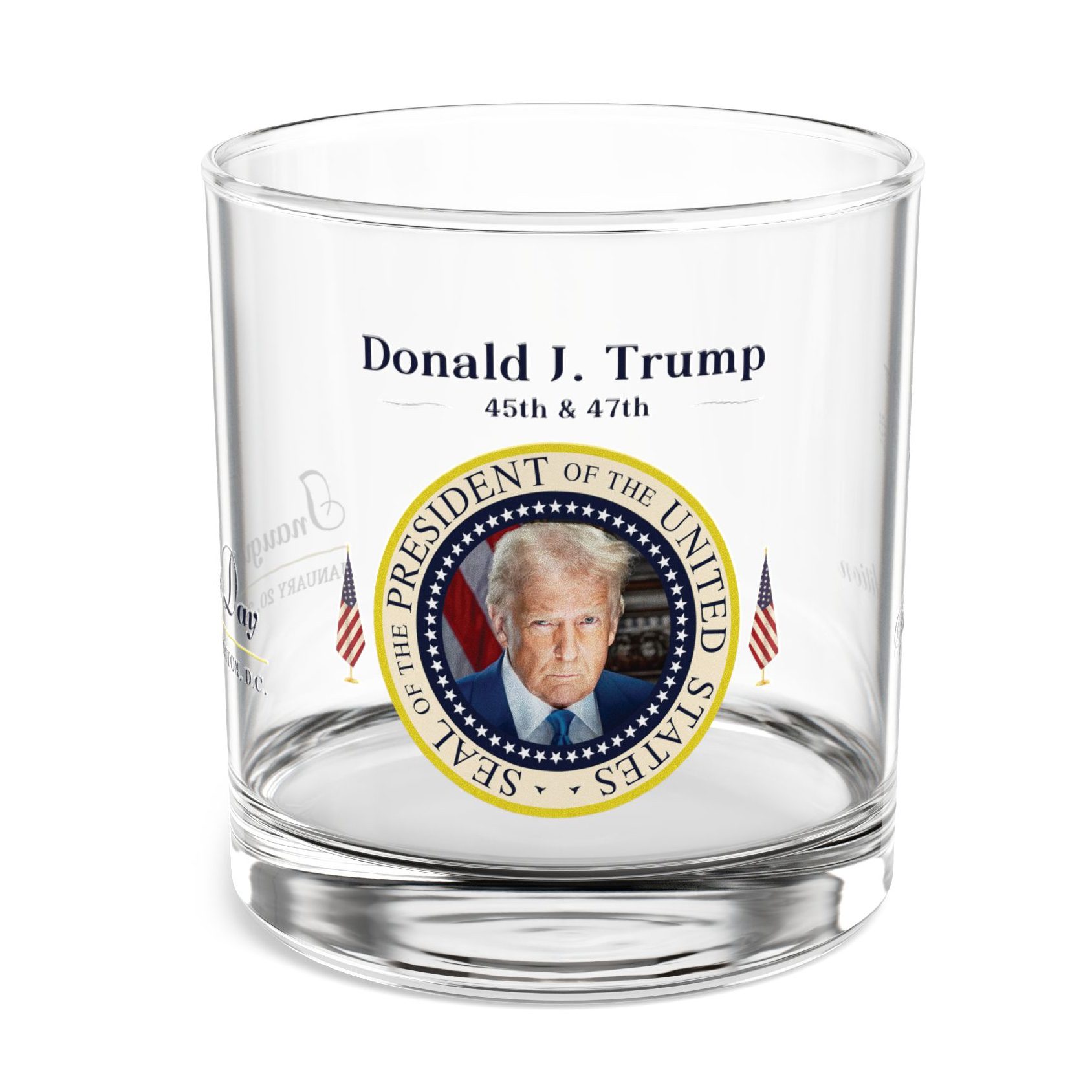 Trump Whiskey Glass 2025 - Celebrate in Style
