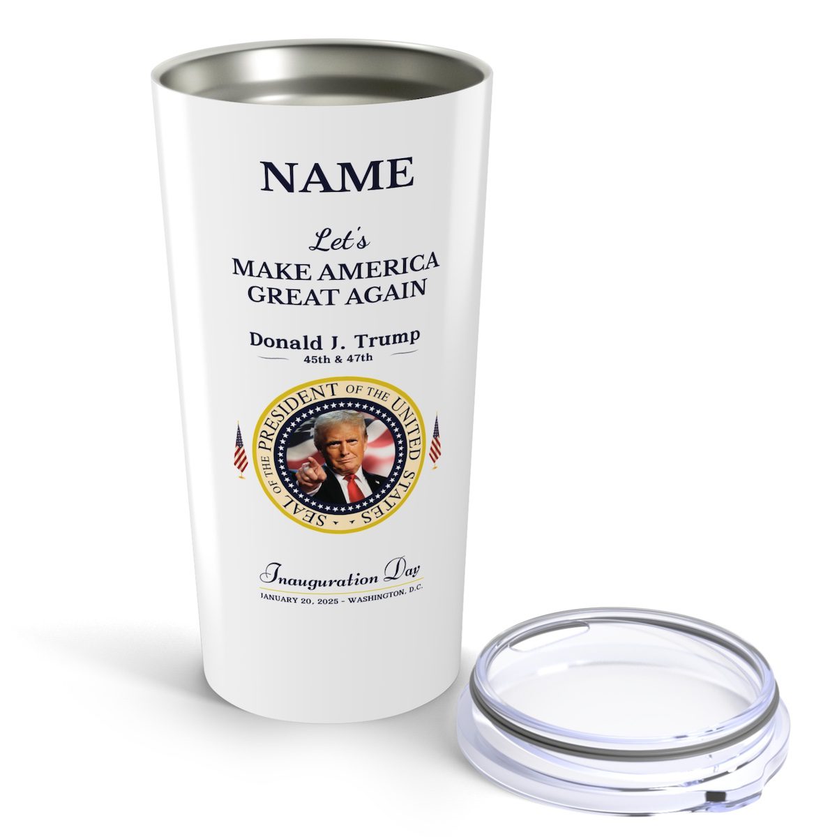 Trump Tumbler 2025 - Exclusive Patriotic Drinkware